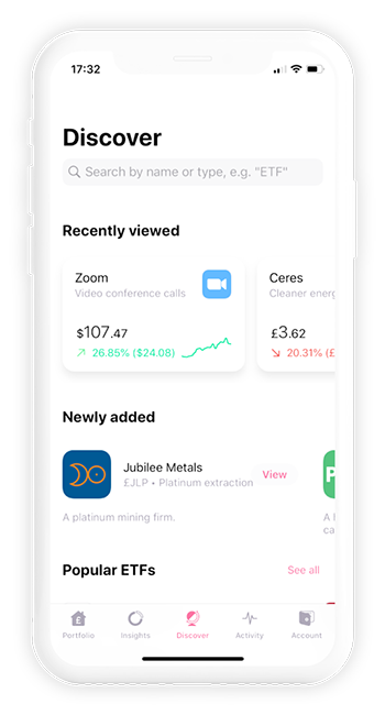 App screen